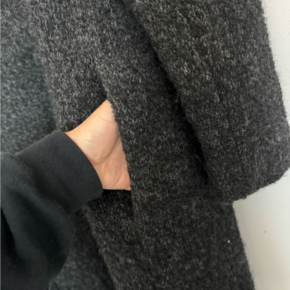 Club Monaco Italian wool dark grey coat XS - Picture 5 of 8